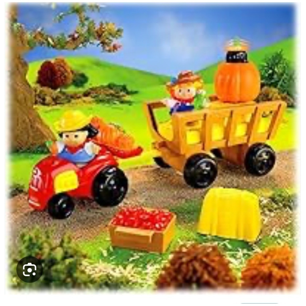 Fisher-Price Little People Harvest Hayride Playset (Vintage)